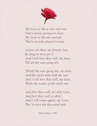 A Red Rose Modern Version By Bishopston Fine Art Rose Poems Poems Small Poems