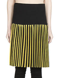 Black And Yellow Striped Skirt Givenchy Pleated Striped Skirt Skirts Pleated Striped