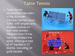 Official table tennis results from the seoul 1988 olympics. First Olympic Games The Olympic Games Were A