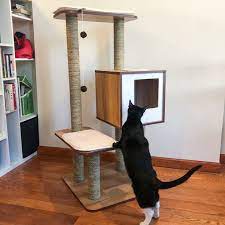 Vesper Cat Furniture V High Base Stylish But Fairly Unstable