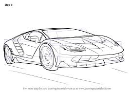 Lamborghini araba secici boyama hd. Learn How To Draw Lamborghini Centenario Sports Cars Step By Step Drawing Tutorials Sports Drawings Lamborghini Centenario Car Drawings