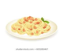Spaghetti Carbonara Stock Vectors Images Vector Art Shutterstock Spaghetti Carbonara Food Artwork Food Receipt