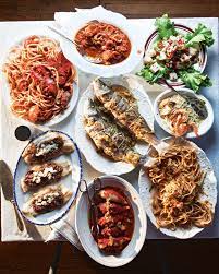 It's a big day for fish markets and fishmongers, and the seafood moves fast. Menu A Feast Of The Seven Fishes For Christmas Eve Seven Fishes Seafood Recipes Italian Recipes