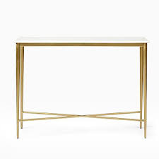 Neve Marble Console In 2020 Marble Console Table Marble Side Tables Slim Console Table