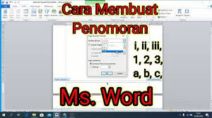 Cara Membuat Nomor Halaman Berbeda Di Ms Word In 2020 Words Cara Page Number