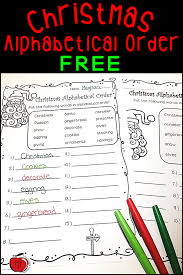 The word order is usually treated as an uncountable (mass) noun, which means that it is normally not combined with an indefinite article. Free Christmas Alphabetical Order Worksheets Alphabetical Order Worksheets Classroom Freebies Christmas Words