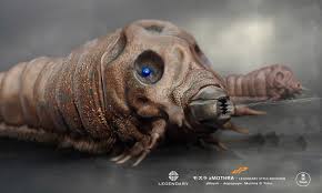 Zmothra Larvae By Dopepope On Deviantart Kaiju Monsters Giant Monster Movies Godzilla