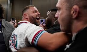 🤯 All hell breaks loose backstage as Billy Joe Saunders is denied access  to Chris Eubank Jr's changing room to inspect his hand swaps for Conor  Benn. 📸 Matchroom Boxing