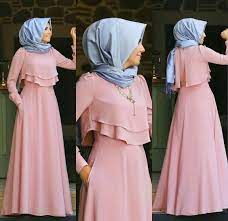 Model baju gamis sifon kombinasi cantik edisi terbaru via pesonahijab.net. Baju Gamis Sifon Bermotif Polos Model Baju Wanita Pakaian Wanita Wanita