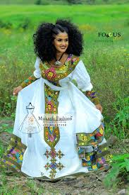 Nigist Saba Dress Ethiopian Clothing African Traditional Dresses Ethiopian Traditional Dress