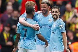 Midfielders kevin de bruyne and david silva, defenders nicolas otamendi and kyle walker and striker sergio aguero represent the premier league champions. Esta Eleito O Melhor Jogador Da Epoca Do Manchester City