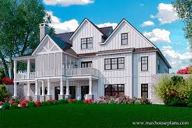 A craftsman style home makes a big statement. Carolina Farmhouse Modern Farmhouse House Plan