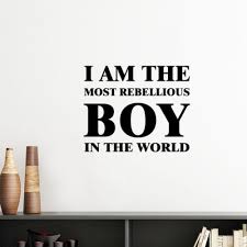 We did not find results for: Buy Diythinker I Am The Rebellious Boy Silhouette Removable Wall Sticker Art Decals Mural Diy Wallpaper For Room Decal 40cm Red 40cm Red Online At Low Prices In India Amazon In