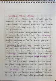 11 Sinif Kimya Notlari Kimya Ders Calisma Ipuclari Sinif