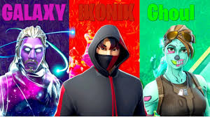 The fortnite galaxy ikonik skin will be available to all samsung galaxy s10 plus owners from friday, march 8. Ikonik Skin Vs Ghoul Trooper Galaxy Youtube