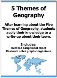3 6 Free Resources Free 5 Themes Of Geography Assignment Five Themes Of Geography Social Studies Education Geography Lessons