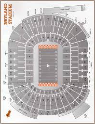 neyland stadium seating chart by smokeys trail