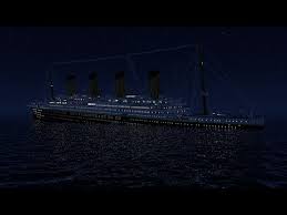 titanic sinking at 0.45 am minecraft map