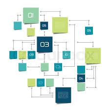 Flow Chart Infographic Stock Vector Colourbox