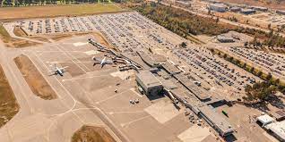 Airport information including flight arrivals, flight departures, instrument approach procedures, weather, location, runways, diagrams, sectional charts, navaids, radio communication frequencies. Kelowna Airport Terminal Expansion Construction Project