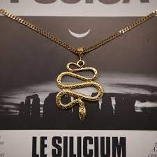 The Serpentina Necklace You Do You Boo Snake In The Grass Necklace
