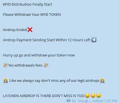 We did not find results for: New New Airdrop 20 Wyd 50 Distribution March 30 2021 Beermoneyforum Com We Help Each Other To Make Money Online