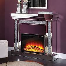 They have a big box look with an oversized brick to brick opening. Noralie 42 Inch Fireplace By Acme Furniture Furniturepick