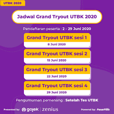 Maybe you would like to learn more about one of these? Zenius On Twitter Pendaftaran Grand Tryout Utbk Sudah Mulai Dibuka Hari Ini Namun Tesnya Baru Akan Berlangsung Di Tanggal 8 29 Juni Nanti Grand Tryout Akan Dibagi Ke Dalam 4 Sesi