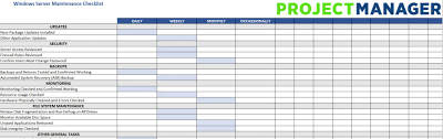 get our sample of data center checklist template excel for free computer maintenance form