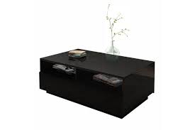 A coffee table is no ordinary furniture but the centre piece and heart of your living room that adds noticeable impression and character to the space. Contemporary High Gloss Coffee Table With 4 Drawers Black Kogan Com