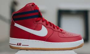 Air Force 1 Black Swoosh Gum Sole Nike Air Force 1 High Red Gum Shoes Nike Air Force Next Shoes Nike