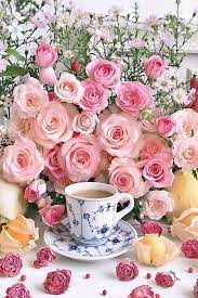 Pin By Deni On Natyurmort Flower Tea Tea Art Coffee Art