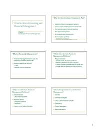 Responsible for the financial health of a company or organisation. Construction Accounting And Financial Management Profit Accounting Accounting