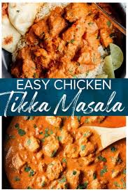 Easy Chicken Tikka Masala Recipe Easy Chicken Recipes Video Recipe In 2020 Easy Chicken Tikka Masala Tikka Masala Chicken Tikka