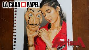 The most common money heist nairobi material is ceramic. Drawing Agata Jimenez Nairobi Money Heist Time Lapse The Artisan Youtube