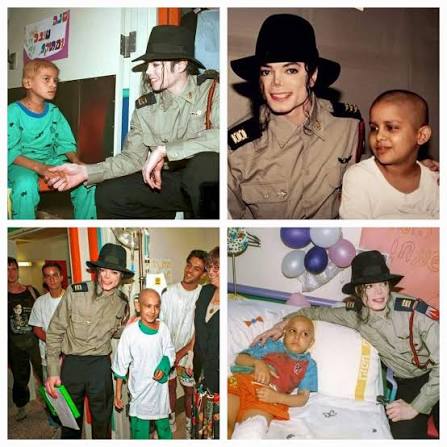 Michael Jackson's inspirational hospital visit to young patients