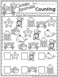 Summer Preschool Worksheets Planning Playtime Summer Preschool Ocean Animals Preschool Preschool Worksheets