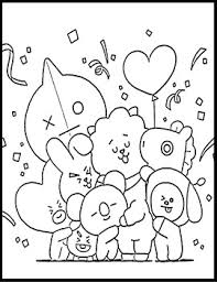 Download Bts Printable Coloring Book Pages For Kids Boys Girls For All Ages