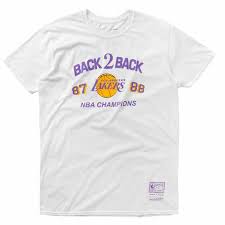 Shop new los angeles lakers apparel and official lakers nba champs gear at fanatics international. Buy Back 2 Back Tee Lakers T Shirt
