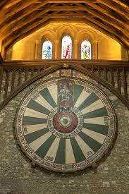 King Arthur S Round Table Winchester Great Hall Hampshire Medieval Renaissance Et Illustration