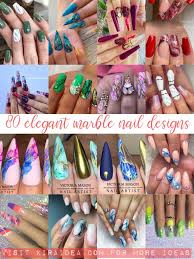 We've selected a few of our fave designs below, plus products and tips you can use to recreate them. 80 Elegant Marble Nail Designs Page 5 Of 8 Kira Idea
