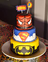 Superhero 5th Birthday 5th Birthday Cake Boy Birthday Cake 1st Birthday Cakes