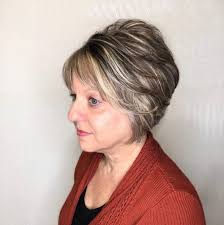Layered and styled black short hair. 26 Best Short Haircuts For Women Over 60 To Look Younger