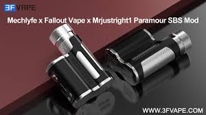 Mechlyfe paramour sbs mod is equipped with oled screen to show vaping data clearly and paramour sbs mod can match with up to 25mm atomizers. Mechlyfe X Fallout Vape X Mrjustright1 Paramour Sbs Mod Youtube