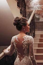 Classy Flowers Lace Wedding Dress Mermaid Illusion Open Back Etsy Mermaidweddingdr Lace Mermaid Wedding Dress Wedding Dresses Lace Wedding Dress Long Sleeve