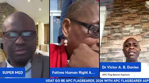 WUDA G BE THE APC FLAGBEARER, 2026 WITH APC FLAGBEARER ASPIRANT DR VICTOR  DAVIES