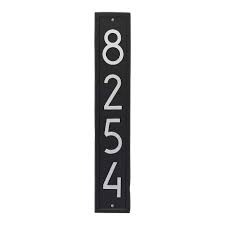 Choose from a huge variety of colors and styles. Vertical Modern Address Plaque Contemporary House Number Sign With 4 Inch Numbers