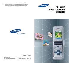Why should i unlock my samsung x427 ? Samsung Sgh X400 User Manual Manualzz