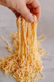 These noodles are thick and hearty and really make for a delicious, homemade taste and presentation. Homemade Chinese Egg Noodles Just 3 Ingredients The Woks Of Life