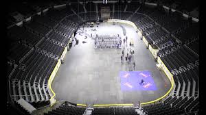 Boxing Ring Set Up At Dunkin Donuts Center Timelapse Dec 15 2014